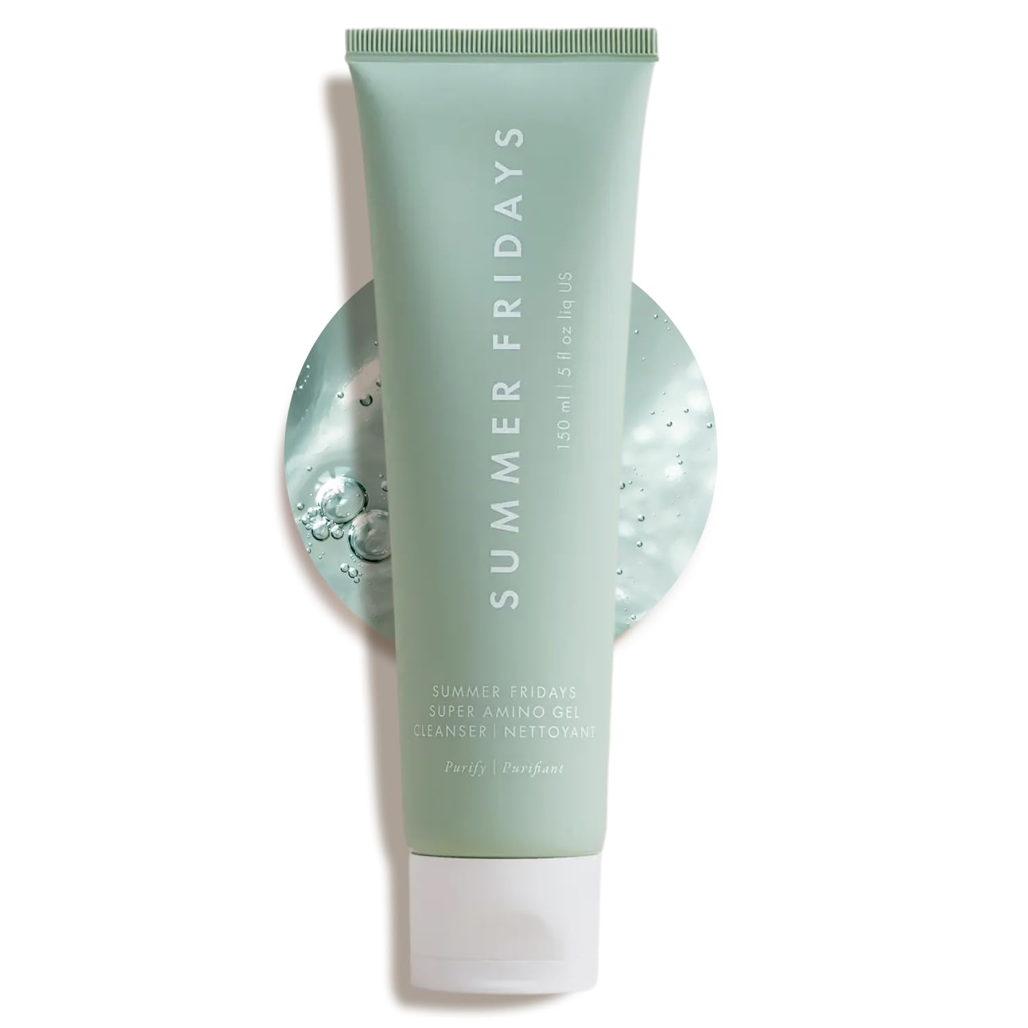 Buy now Summer Fridays Super Amino Gel Cleanser - Gentle Face Cleanser + Makeup Remover - Helps to Calm Irritation, Balance pH, Nourish Skin + Restore Moisture (5 Fl Oz) at indiglob india