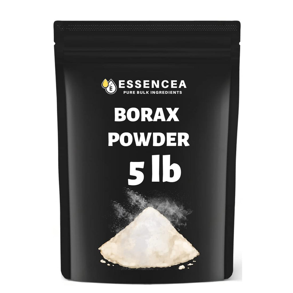 Borax Powder 5lb by Essencea Pure Bulk Ingredients | Can be used as Multi-Purpose Cleaner | Bulk Bag (80 Ounces)