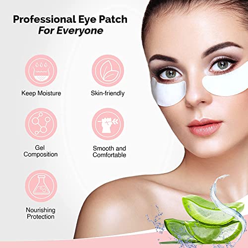 Buy now 100 Pairs GreenLife Natural Hydrogel Eye Gel Pads - Collagen and Aloe Vera Patches for Under Eyes - Eyelash Extension Kit at indiglob india