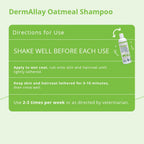DermAllay Oatmeal Shampoo for Dogs, Cats and Horses, 12 Fl Oz