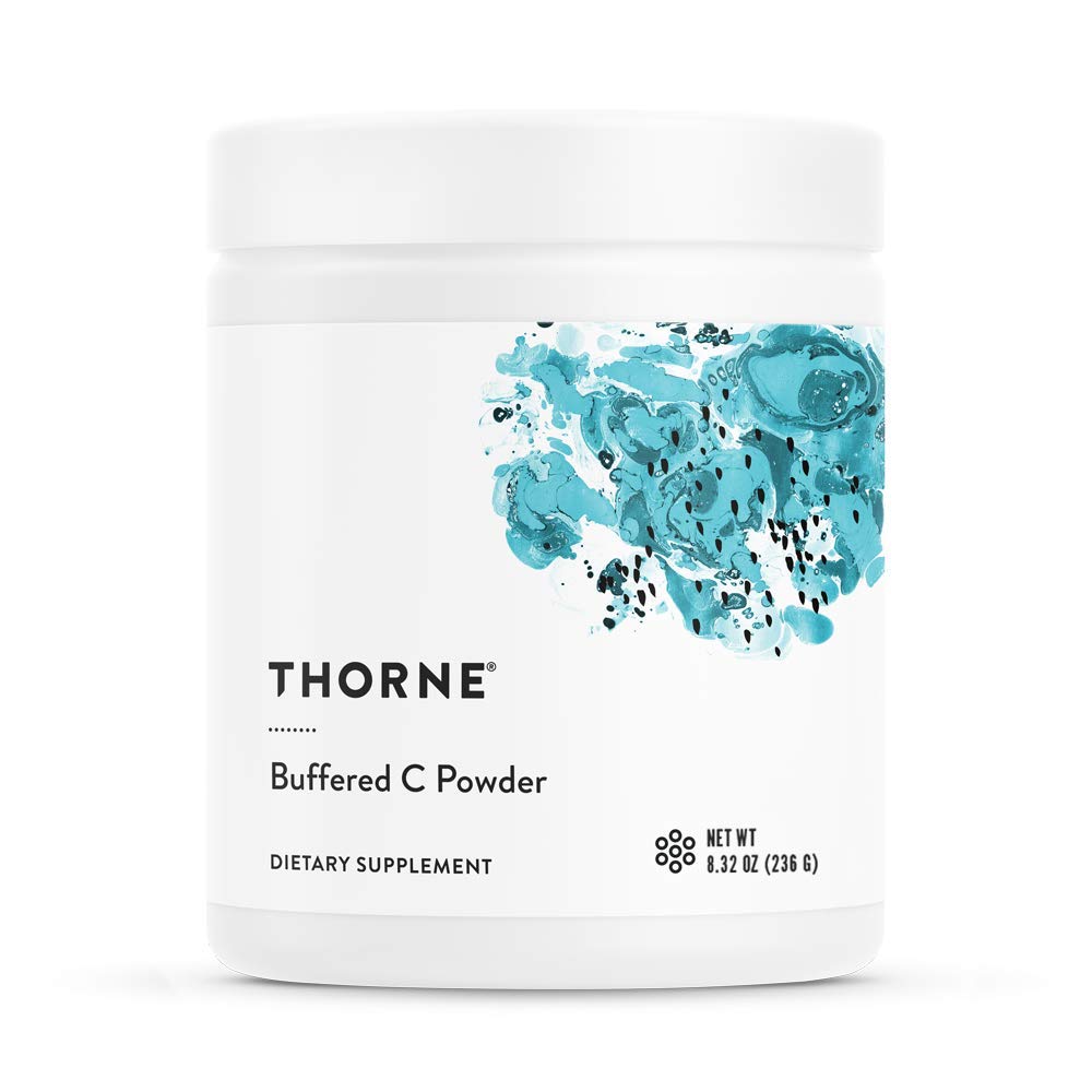 THORNE - High Potency Vitamin C - Ascorbic Acid with Calcium, Magnesium & Potassium - Healthy Immune Function & Antioxidant Support* - Third-Party Certified - Gluten, Dairy & Soy-Free - 42 Servings