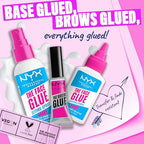 Buy now NYX PROFESSIONAL MAKEUP The Face Glue Setting Spray, Transfer-Resistant Waterproof Setting Spray, Up to 24HR Make Up Wear at indiglob india