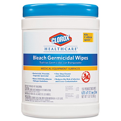 Buy now COX30577 - Clorox Healthcare Bleach Germicidal Wipes at indiglob india