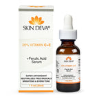 Buy now SKIN DEVA 20% Vitamin C Serum for Face with Vitamin E Plus Ferulic Acid Skincare Water Based 1 fl oz 30 ML Rejuvenates Skin to Fresh & Neutralizes Free Radicals to Brighten Even Vitamin Serum at indiglob india