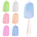6 Pack Silicone Toothbrush Covers, Travel Toothbrush Head Cover Caps