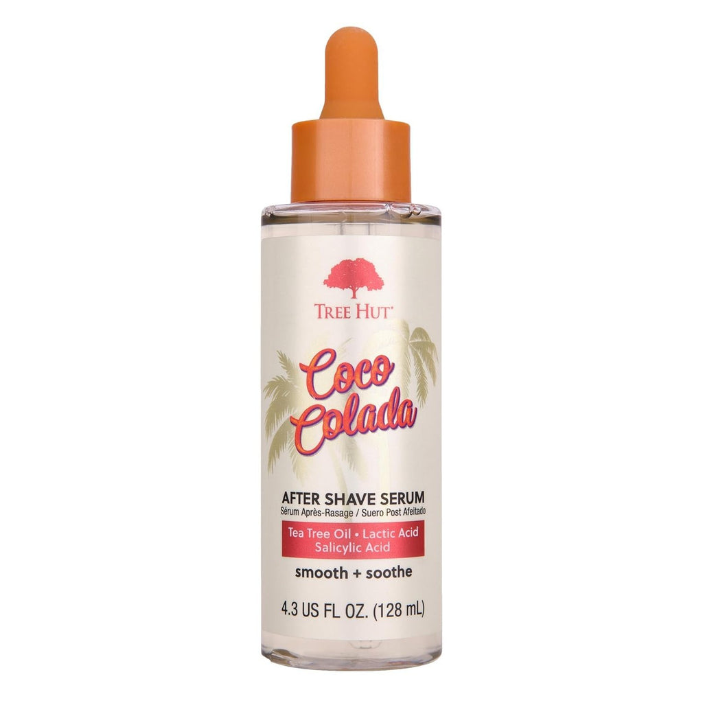 Tree Hut Coco Colada After Shave Serum, 4.3 Fl Oz | Post Shave Treatment to Prevent Ingrown Hair, Helps Keep Skin Smooth & Soothed After Shaving