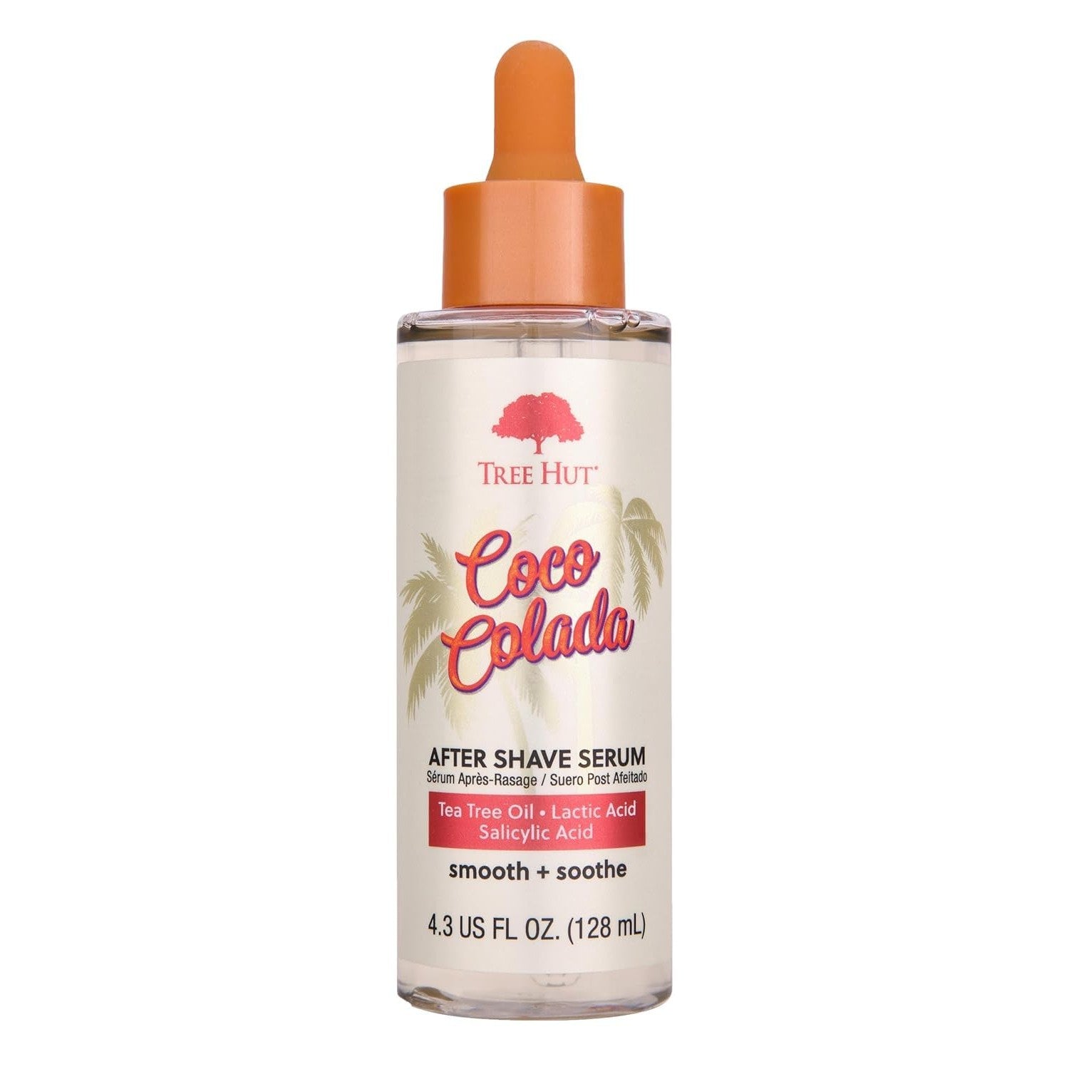 Tree Hut Coco Colada After Shave Serum, 4.3 Fl Oz | Post Shave Treatment to Prevent Ingrown Hair, Helps Keep Skin Smooth & Soothed After Shaving