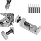 Buy now Watch Band Strap Link Pins Remover Repair Tool,24 in 1 Kit with 6 Extra Tips Replacement,20PCS Cotter Pin,Spring Bar Tool Set,1PCS Head Hammer at indiglob india