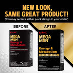 Buy now GNC Mega Men Energy & Metabolism Multivitamin | Increased Calorie Burning | 90 Count at indiglob india