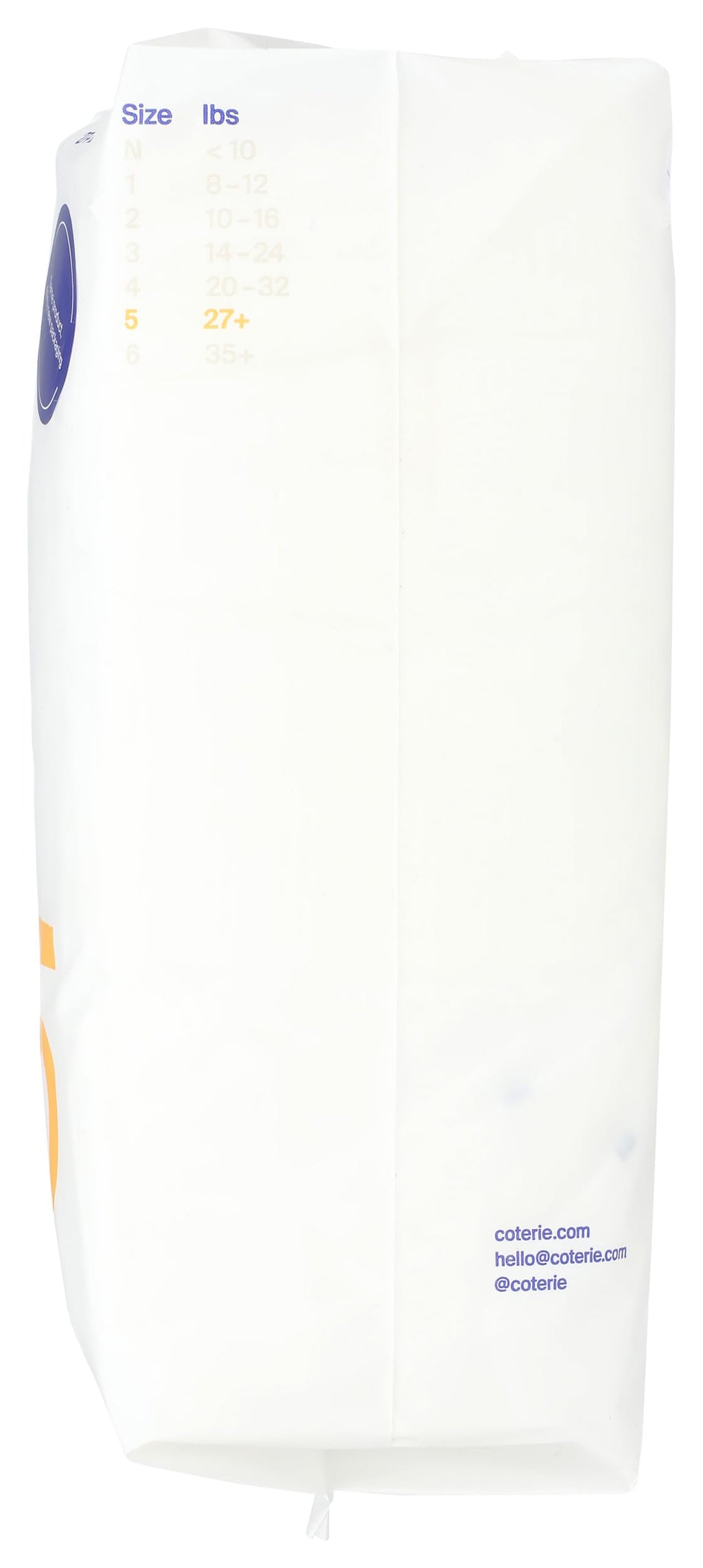 Coterie, Diaper Size 5, 22 Count