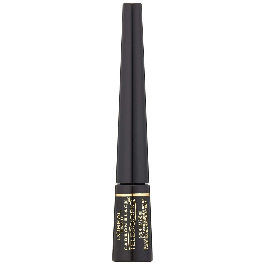 L'Oreal Paris Telescopic Precision Liquid Eyeliner, Carbon Black, 0.08 Oz