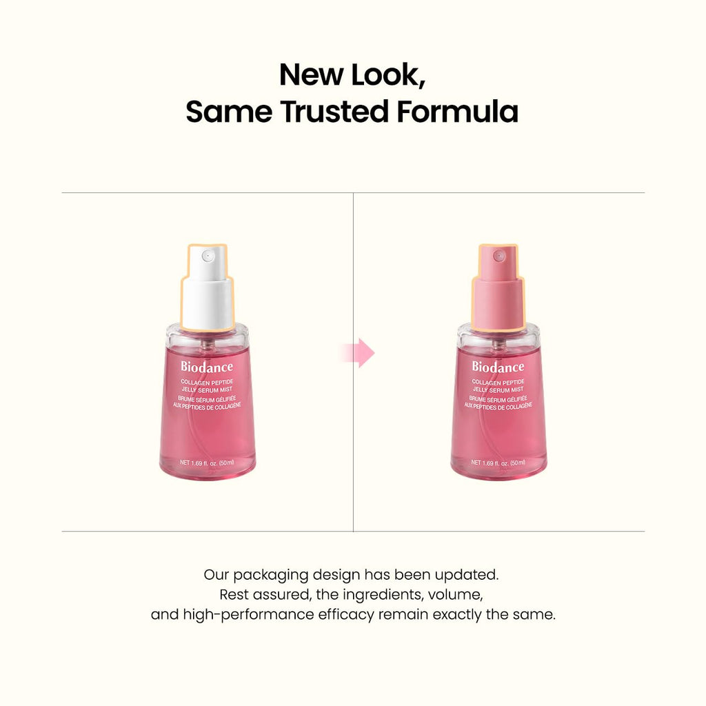 BIODANCE Collagen Peptides Jelly Serum Mist, Hydrating Face Mist, Plumping, Anti-Aging Face Spray, Sprayable Hydrogel, Travel Essentials & Self Care Gifts for Women, Korean Skin Care | 1.69 fl.oz