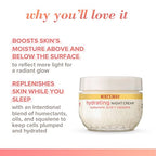 Buy now Burt's Bees Truly Glowing Night Cream Unisex 1.8 oz, White (I0115908) at indiglob india