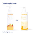 WishCare Sunscreen Body Lotion with SPF 50 PA+++ - Broad Spectrum UVA & UVB Protection, No White Cast, Enriched with Carrot Seed & Raspberry - Body Sunscreen Lotion 200ml (Indian Version)