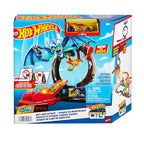 Buy now Hot Wheels City Toy Car Track Set, Bat Loop Attack with Adjustable Loop & Launcher, 1:64 Scale Vehicle, Connects to Other Sets at indiglob india