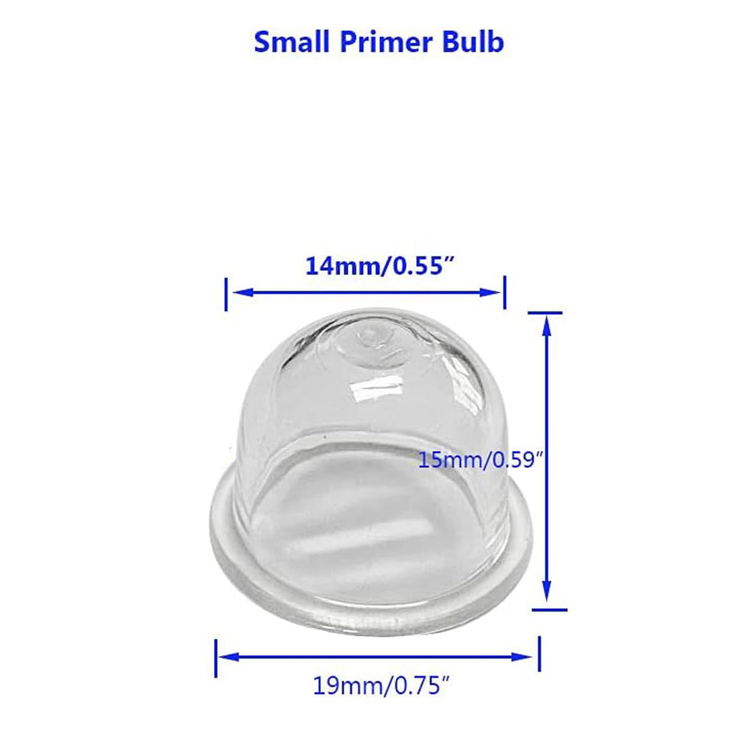 188-12-1 0057003 0057004 Primer Bulb Pump for 2 Cycle Small Engine String Trimmer Weed Eater Chainsaw Leaf Blower Replace Zama188-12-1 0057003 0057004 Echo 12538108660 12318140630