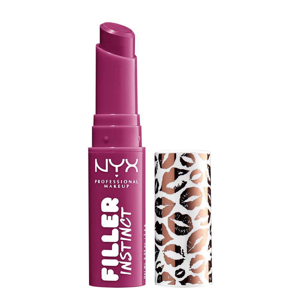 Buy now NYX PROFESSIONAL MAKEUP Filler Instinct Plumping Lip Color, Lip Balm - Juicy Pout (Cherry Red) 0.09 Ounce (Pack of 1) Bitten Pout at indiglob india
