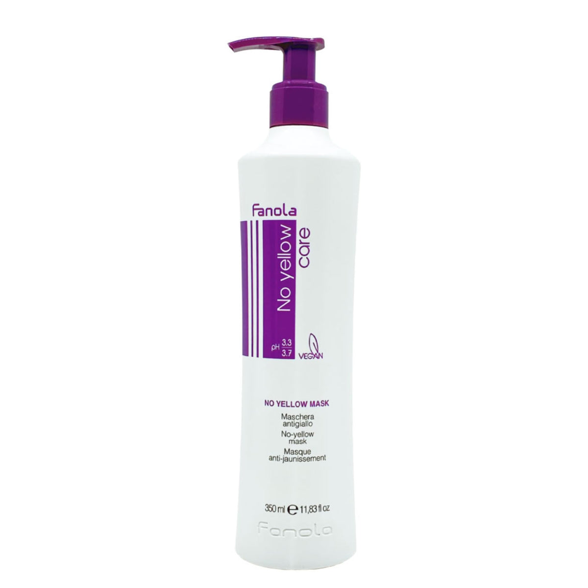 Fanola No Yellow Purple Hair Mask & Repair Treatment, 11.8 oz
