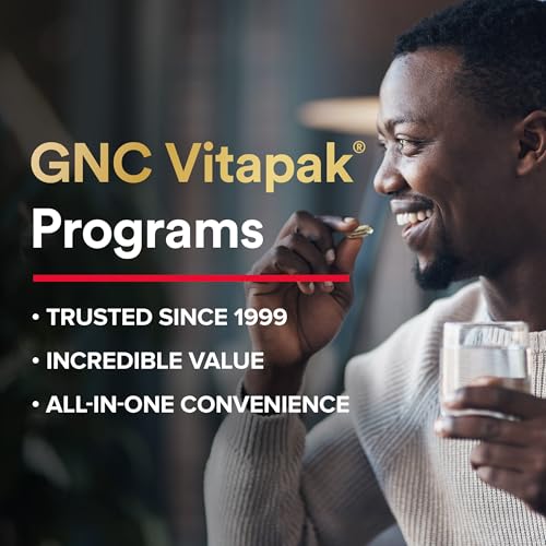 Buy now GNC Men's 30+ Vitapak Program | 5-in-1 Daily Multivitamins and Minerals | Supports Healthy Bones and Stress Relief | 30 Servings at indiglob india