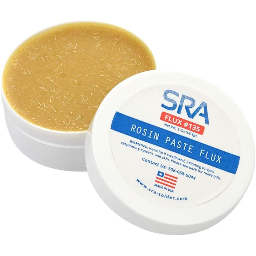 Buy now SRA Solder 135 Rosin Paste Soldering Flux For Electronics, No Clean Flux Made for Lead and Lead-Free Solder Circuit Boards and Copper Electrical Wire - Safe Clean Residues with No Goopy Mess (2oz Jar) at indiglob india