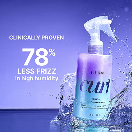 Buy now COLOR WOW Curl Wow Shook Mix + Fix Bundling Spray â€“ Shake-to-activate spray combines powerful hydrators + crunch-free polymers for perfectly defined, glossy, frizz-free curls at indiglob india