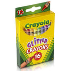 Buy now Crayola 16CT Multicolored Glitter Crayons at indiglob india