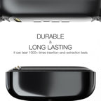 Buy now AWINNER Compatible with Fitbit Charge 6/Charge 5/Luxe Charger Cable,Replacement USB Charging Dock Stand for Fitbit Luxe Smart Watch at indiglob india