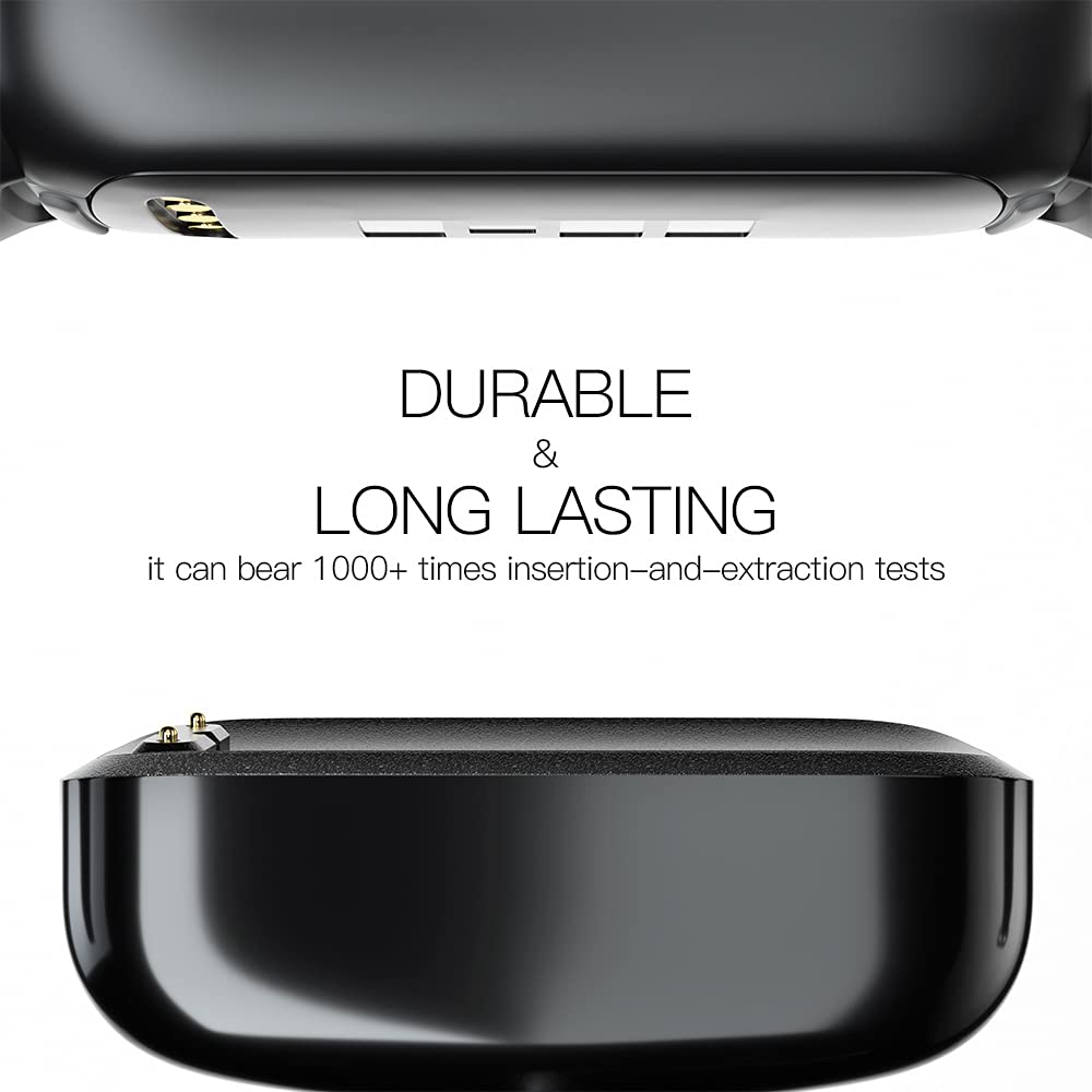 Buy now AWINNER Compatible with Fitbit Charge 6/Charge 5/Luxe Charger Cable,Replacement USB Charging Dock Stand for Fitbit Luxe Smart Watch at indiglob india