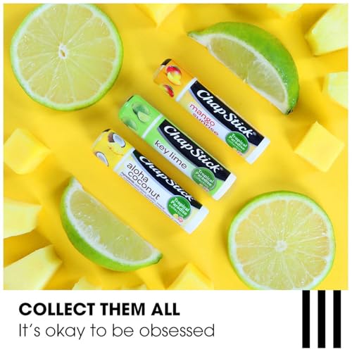Buy now ChapStick Lip Care Set, Tropical Paradise Collection 3-Pack – Mango Sunrise, Key Lime & Aloha Coconut Lip Balm, 0.15 Oz Ea at indiglob india