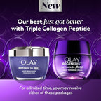 Buy now Olay Retinol Night Cream for Women, MAX, Anti-Aging Face Mousturizer, Fragrance-Free, Non Greasy - Anti-Wrinkle, Smooth Fine Lines, Hydrating Skin Care - Triple Collagen Cream, Niacinamide, 1.7oz at indiglob india