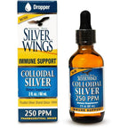 Buy now Natural Path Silver Wings Colloidal Silver Liquid - Enhanced Immune Support Supplement - 250ppm (1250mcg) - 2oz Dropper 2 Fl Oz (Pack of 1) Natural at indiglob india