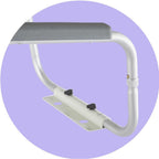 Buy now Medline Toilet Safety Rail For Seniors with Easy Installation, Height Adjustable Toilet Safety Frame, Bathroom Assist Rail with Armrests, Bathroom Safety, 250 lb. Weight Capacity at indiglob india
