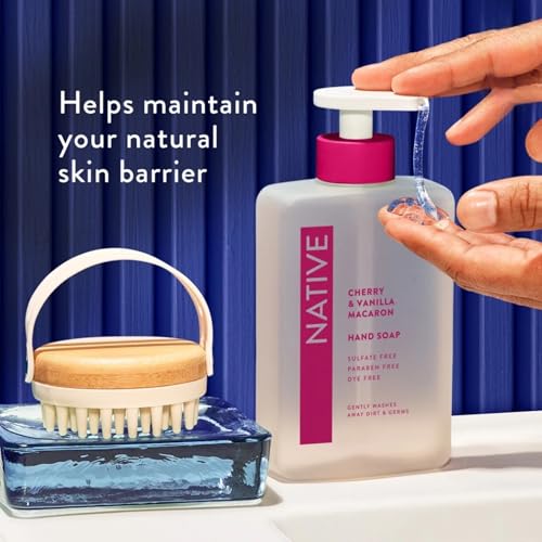 Buy now Native Hand Soap Set, Cherry & Vanilla Macaron and Coconut & Vanilla, Sulfate-Free, 13 Fl Oz, 2-Pack at indiglob india