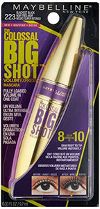 Buy now Maybelline New York Volum' Express The Colossal Big Shot Washable Mascara, Blackest Black, 0.33 fl. oz. at indiglob india