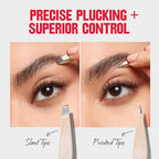 Buy now Revlon Designer Series Mini Tweezer Set, Hair Removal Tool Kit with Slant & Point Tips, Portable and Easy to Use, Made with Long Lasting Stainless Steel, 1 Count at indiglob india