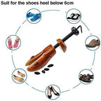 Buy now Echodo 2 Way Shoe Trees For Men Wooden Shoe Stretcher Adjustable Unisex Shaper Large Size for Men and Women, Wood Shaper Women's Size 10 to 13.5 Man's Size 9 to 13 at indiglob india