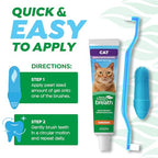 Buy now TropiClean Fresh Breath Cat Toothbrush and Toothpaste Kit, Cat Teeth Cleaning & Breath Freshener Solution, Complete Dental Care at indiglob india