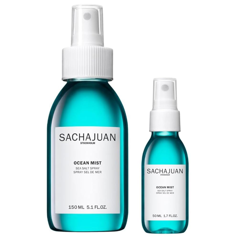 Buy now SACHAJUAN Ocean Mist Sea Salt Spray, Wave, Texture, Grip & Volume for Texturizing Beach Waves, Matte Finish 5.1 Fl Oz + 1.7 Fl Oz (Pack of 2) at indiglob india