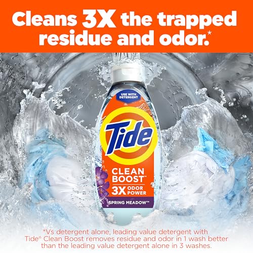 Buy now Tide Deep Cleansing Fabric Rinse with 3X Odor Power, Spring Meadow, 48 oz at indiglob india