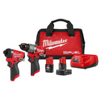 Buy now Milwaukee Electric - M12 Fuel. 2-Tool Combo KIT at indiglob india
