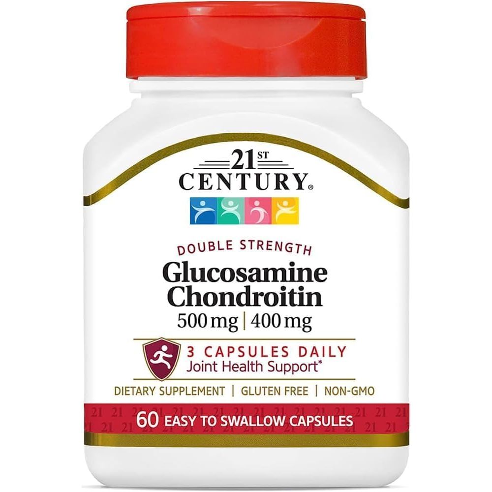 Buy now 21st Century Glucosamine Chondroitin 500/400mg - Double Strength, cp 150 Count 60 Count (Pack of 1) Capsules at indiglob india