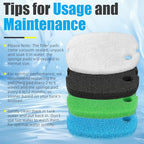 Buy now AQUANEAT Replacement Canister Filter Pads Compatible with SUNSUN HW-302 Aquarium Filter Media Sponge Floss 16pcs at indiglob india