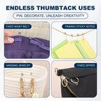 Explore premium imported assorted safety pins from Curat Cart, perfect for creative projects, securing items, and more.