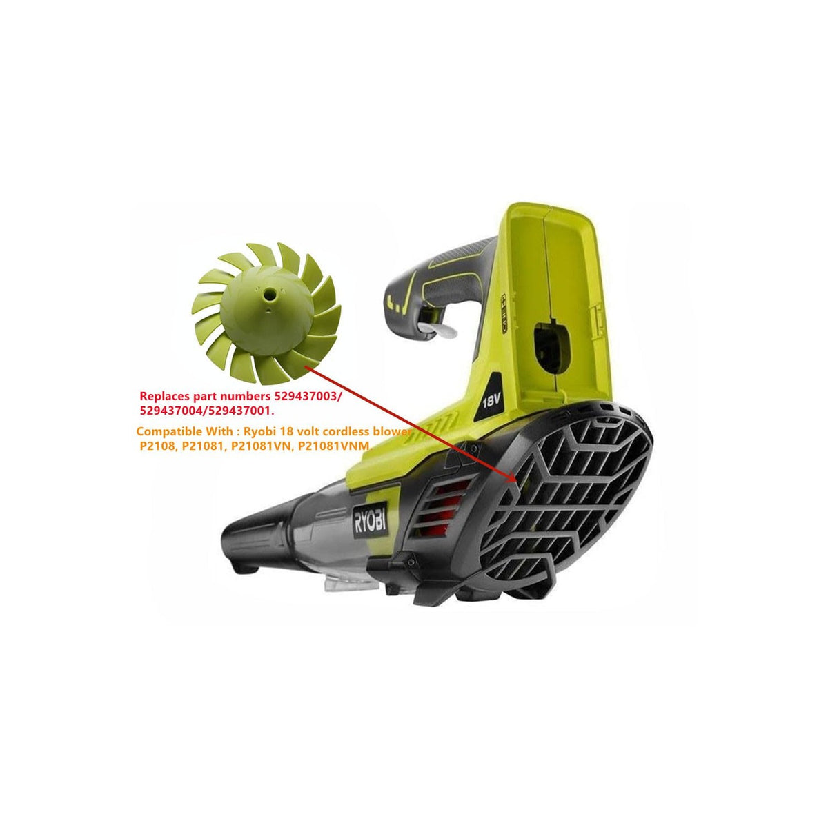 Upgrade your airflow with this Ryobi 18V cordless blower fan, perfect for daily use. Available at Curat Cart.