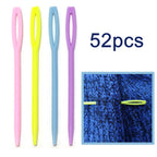Explore premium imported plastic sewing needles for crafts at Curat Cart, featuring a vibrant set of 52 pieces. Perfect for all your crafting needs.