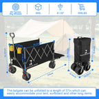 Discover the Collapsible Foldable Wagon with Brake, specially curated by Curat Cart for effortless transport and convenience.
