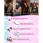 Enhance your look with Calphdiar Bottom Lash Clusters for a natural blend. Waterproof and easy to apply. Verified by CuratCart.