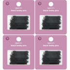 Amazon Basics Bobby Pins in Case Brown 72 Count (Pack of 4)