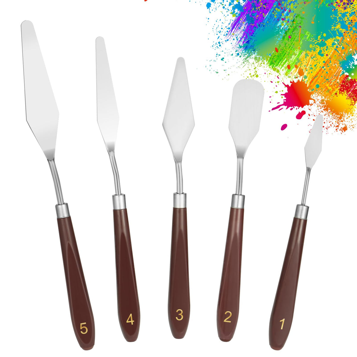 Discover the EGYPAMID Palette Knife Set, a premium import ideal for artists, available at Curat Cart. Perfect for vibrant creations.
