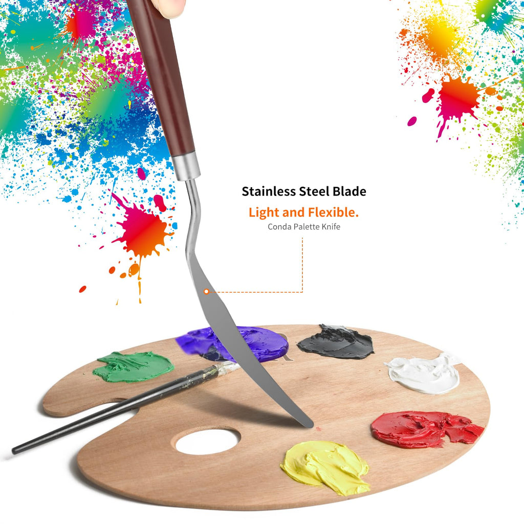 Discover the EGYPAMID Palette Knife Set, specially curated by Curat Cart for artists seeking quality and flexibility in every stroke.